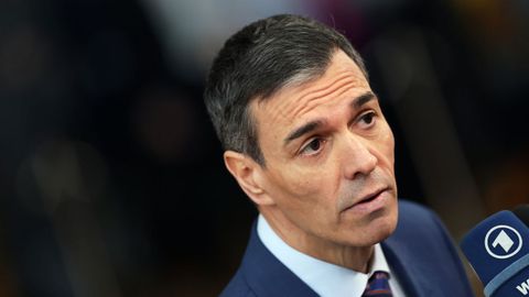 Pedro S�nchez en el Consejo Europeo de Bruselas.