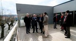 El presidente de Portos visit� las instalaciones del club de pirag�ismo hace casi un a�o.