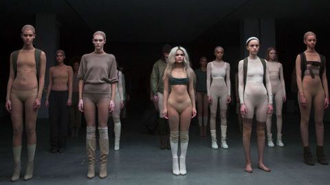 Semana de la Moda de Nueva York.Colecci�n de Adidas en la que colabora el rapero Kanye West