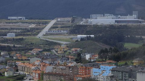 Vista del polígono de Morás, en Arteixo.