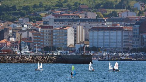 Playa de Coroso, en Ribeira