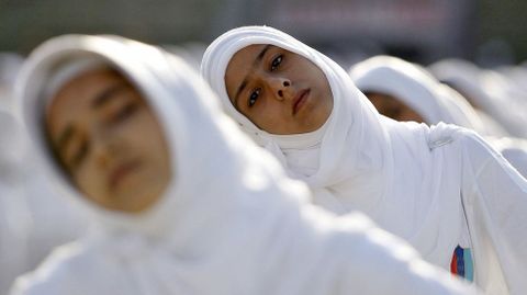 D�a Internacional del Yoga en India.