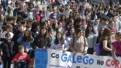 Outro momento do percorrido polas r�as de Monforte