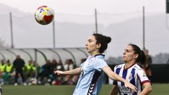 La jugadora de As Celtas Mar�a Nogueira, en un partido de la pasada temporada.