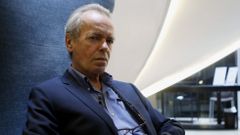 Martin Amis, durante la presentaci�n de �La zona de inter�s� el pasado 1 de octubre en Barcelona