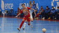 Ant�a P�rez, en un partido del Poio Pescamar en A Seca