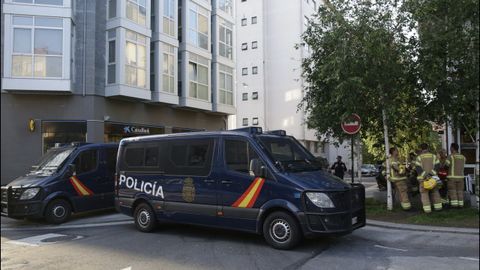 Amplio despliegue policial en la zona de Orillamar, en A Corua, por una operacin contra el narcotrfico.