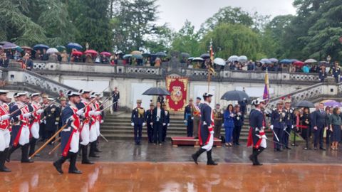 Desfile de la jura de bandera en Lugo