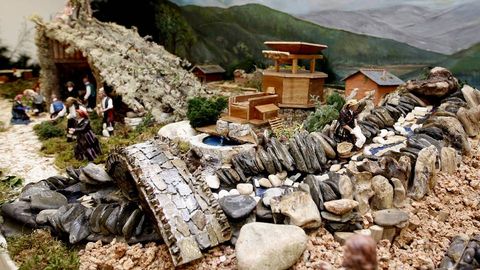 Detalle del beln de Bgoas da Terra