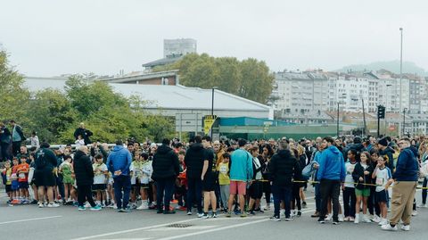 Esperando la salida.