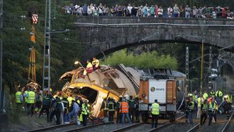 Accidente de tren de O Porri&ntilde;o