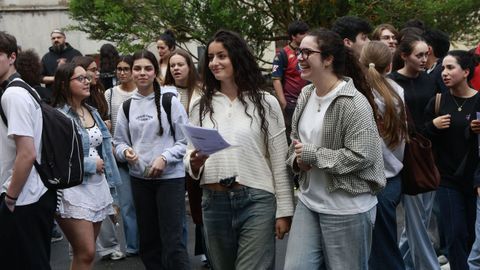 Ex�menes de la PAU en el campus de Ferrol