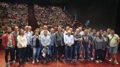 El sector del mar en contra de la mina de Touro