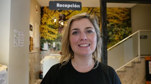 Iria Barba es la responsable del albergue Zendoira de Palas de Rei. Ella y su socio hicieron un estudio de mercado antes de abrir 