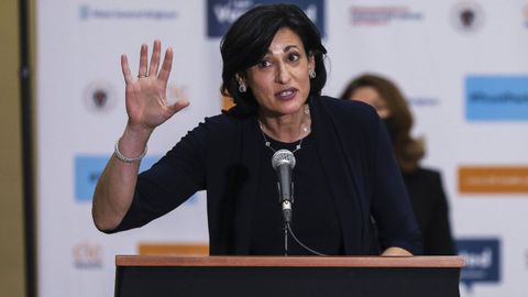 La directora del CDC, Rochelle P. Walensky, durante la presentaci�n del estudio