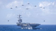 El portaviones estadounidense USS Gerald Ford