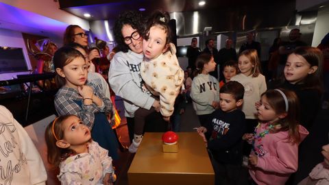 Encendido de las luces navideas en Boiro.