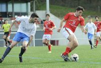 Mart�n, en el partido ante el Ver�n, cay� lesionado el domingo. 
