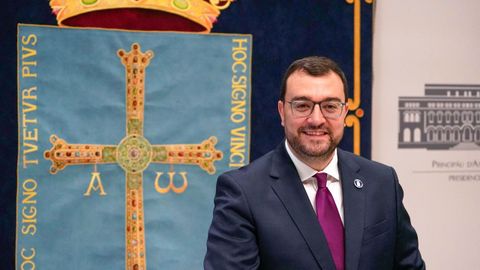 El presidente del Principado de Asturias, Adrin Barbn
