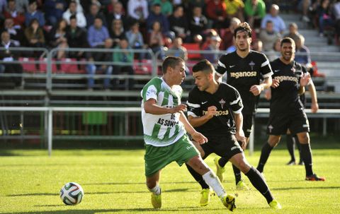 El Somozas y el Racing empataron en el partido de la primera vuelta de liga. 
