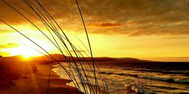 Tres instant�neas de la fot�grafa que exhibe en Burela. 