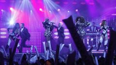 Actuaci�n de la orquesta Panorama en Novo Barroc�s