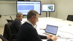 O exame, desde a sala de control habilitada pola Amtega.