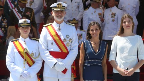 A los actos en Marín han asistido los reyes Felipe y Letizia y también la infanta Sofía