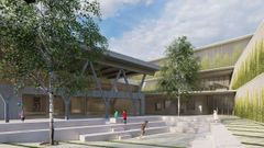 Infograf�a del proyecto del Colegio P�blico Nuevo Roces de Gij�n