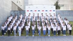 Imagen de archivo de una de las promociones de las becas de la Fundaci�n Amancio Ortega
