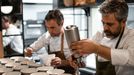 Miguel ngel de la Cruz y Miguel Gonzlez, ambos con una estrella Michelin, formaron tndem el ao pasado en el A4Manos del Boanerges.