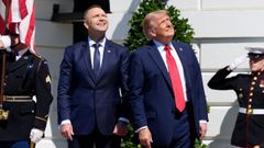 El presidente de Polonia con el presidente de EE.UU. durante una visita a la Casa Blanca