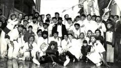 Imagen de la comparsa hace 20 a�os.