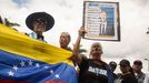 Manifestaci�n en Caracas para exigir la salida de Delcy Rodr�guez y reclamar elecciones , el pasado d�a 8