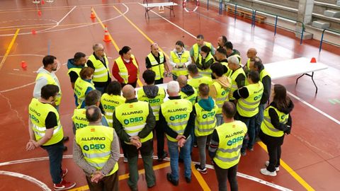 El curso celebrado en Xermade tuvo lugar en el pabelln polideportivo municipal