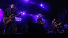 Imagen del concierto que Caf Quijano ofreci en las Festas do Vern de Boiro hace tres aos.