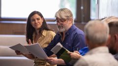 Brenda Escobedo y Ernesto Arias, en los trabajos previos sobre las comedias de Cervantes.