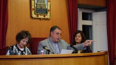 Imagen de archivo de un pleno en Oleiros