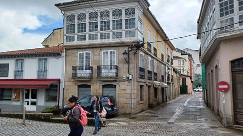 La casa del antiguo crucero de San Antonio, actual calle M�ndez Casal