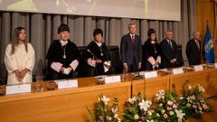 Acto de apertura del curso acad�mico 2026-2027 celebrado en la facultad de Ciencias Econ�micas de Vigo.