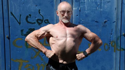El ribeirense une una estricta dieta a las sesiones de gimnasio.