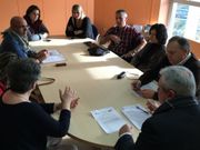 Al encuentro asistieron representantes de la ANPA y del Concello. 