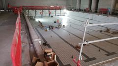 Visita a las obras del nuevo complejo deportivo de Campolongo