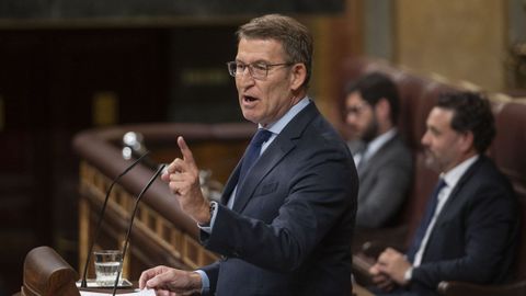 Feijoo, este martes en el Congreso