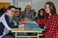 Ana P�rez y Corona Paz, contaron su experiencia en Alemania, mientras que Marco Isidro Rocha habl� a los alumnos de su vida en Francia.