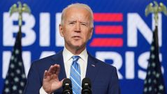 El presidente electo de Estados Unidos, Joe Biden