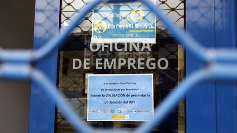 Oficina de emprego cerrada en Viveiro
