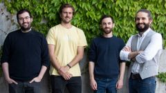 Javier Garc�a, Ignacio Delgado, Jorge Salado y Juan Manuel Berm�dez, j�venes investigadores del CICA (UDC)