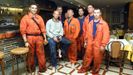 Parte del equipo de Smit que participó en el frustrado rescate del Prestige