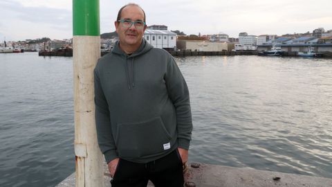 José Manuel Vilas, patrón de pesca y naseiro en Ribeira